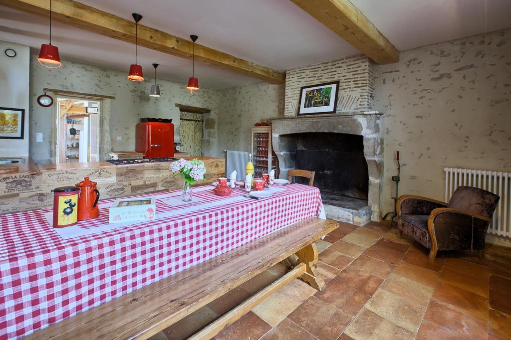 Maison D'Hotes Rouge Bordeaux Auros Ngoại thất bức ảnh