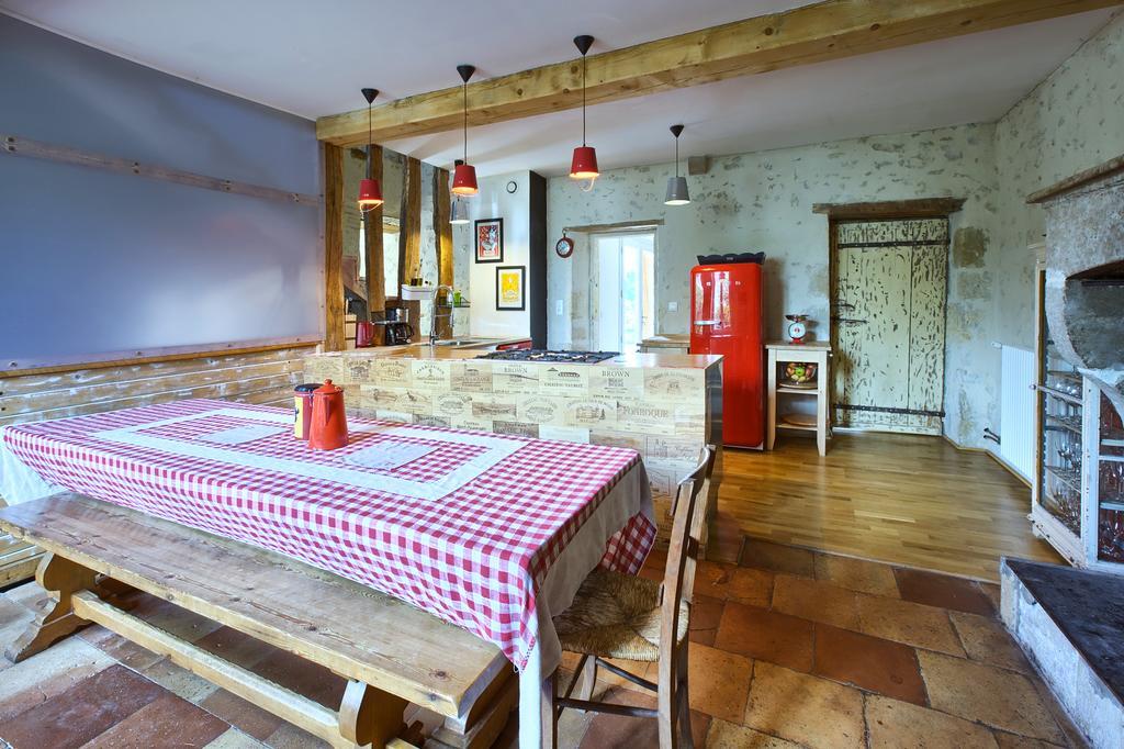 Maison D'Hotes Rouge Bordeaux Auros Ngoại thất bức ảnh